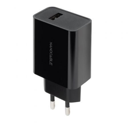 Cargador de Pared Nanocable 10.10.2004/ 1xUSB/ 2.1A/ Negro_0