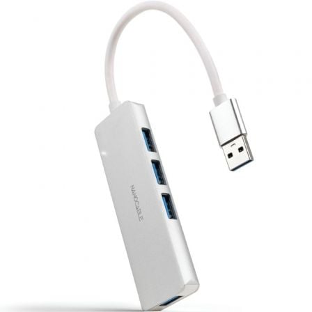 Hub USB 3.0 Nanocable 10.16.4602/ 4xUSB/ Gris_0