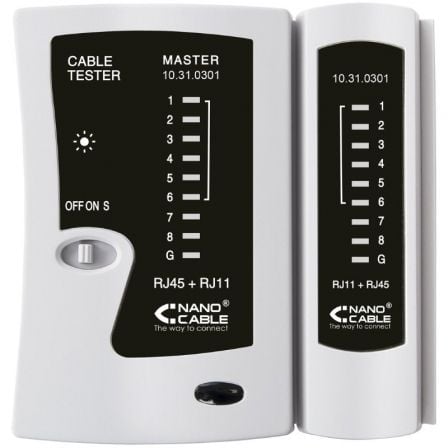 Tester Nanocable 10.31.0301 para RJ11-RJ12-RJ45_0