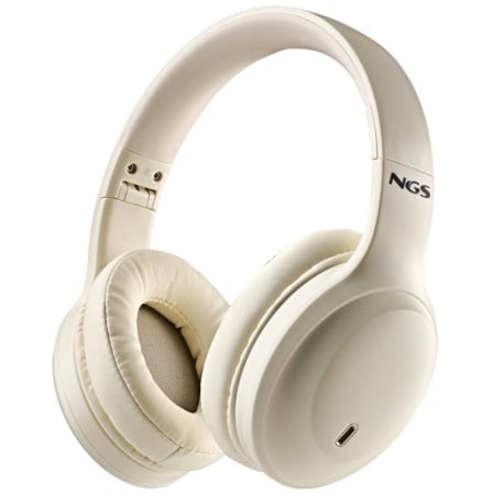 Auriculares Inalámbricos NGS Artica Glacier/ con Micrófono/ Bluetooth/ Beiges_0