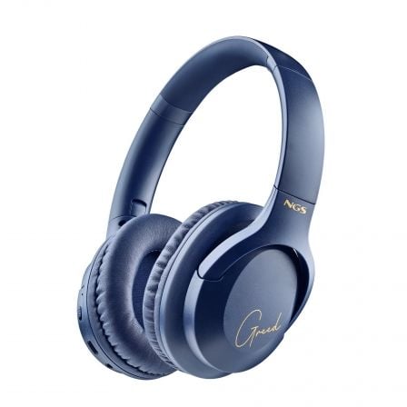 Auriculares Inalámbricos NGS / Azul / Artica Greed / Bluetooth / Com Microfone