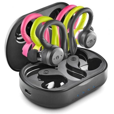 Auriculares Deportivos NGS / Preto / Ártica Jogger com estuche de carga, Autonomía 10h