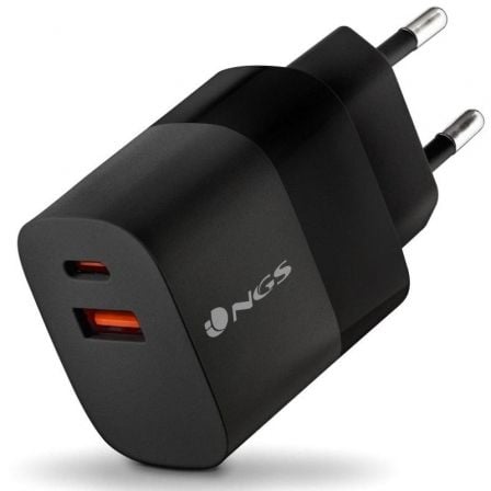 Cargador de Pared NGS Bud/ 1xUSB Tipo-C/ 1xUSB/ 33W_0
