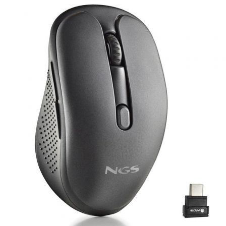 Ratón Inalámbrico NGS Evo Mix silencioso/ Batería recargable/ Hasta 3200 DPI/ Negro_0