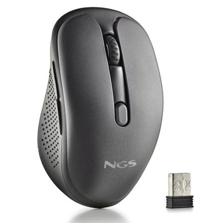 Ratón Inalámbrico NGS Evo Peep silencioso/ Batería recargable/ Hasta 3200 DPI/ Negro_0