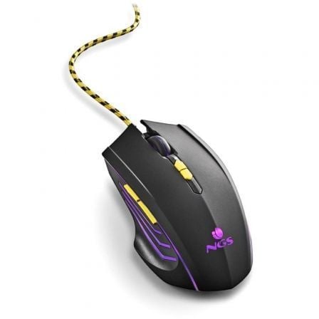 Ratón Gaming NGS GMX-123 / Até 3200 DPI / Preto