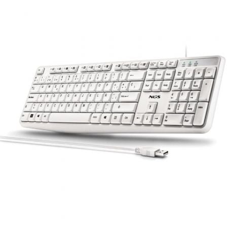 Teclado NGS Heritage HERITAGESPANISH/ Blanco_0
