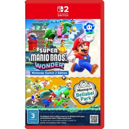 Juego para Consola Nintendo Switch 2 Super Mario Bros. Wonder + Parque Belabel_0