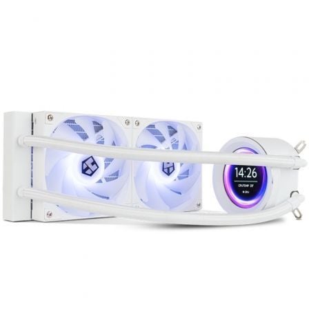 Sistema de Refrigeración Líquida Nox X-240 LCD/ Blanco_0