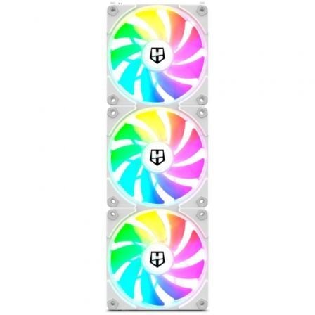 Pack 3 Ventiladores Nox Easy Link/ ARGB/ 12cm/ Blanco_0