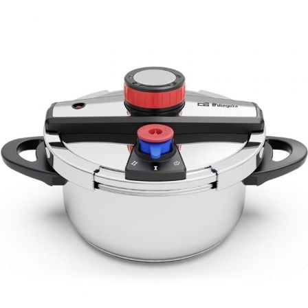 Olla a Presión Orbegozo HP 4200/ 4L/ Acero Inoxidable/ Apta para Inducción_0