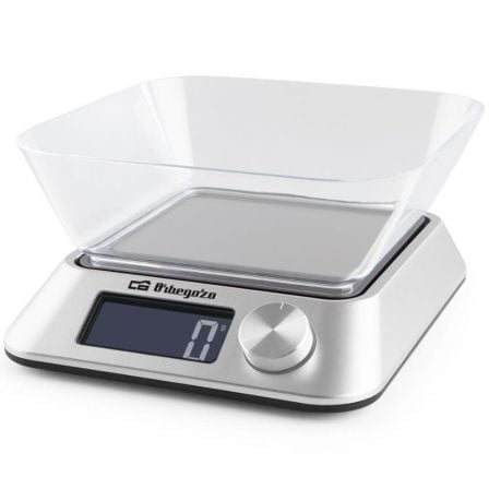 Báscula de Cocina Electrónica Orbegozo PC 1030/ hasta 5kg/ Plata_0
