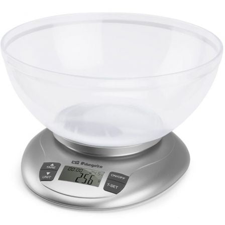 Báscula de Cocina Electrónica Orbegozo PC 2017 A/ hasta 3.5kg/ Plata_0