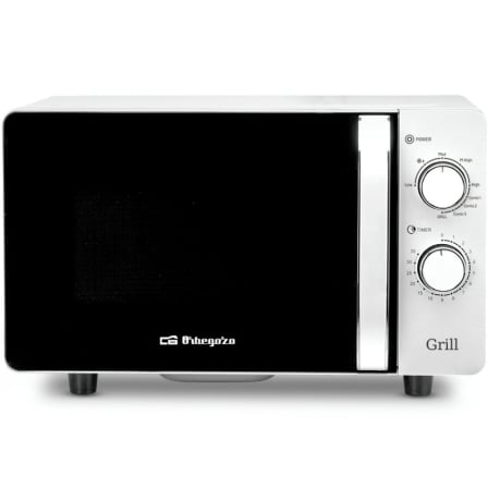 Microondas Orbegozo MIG 2070 CE/ 700W/ Capacidad 20L/ Función Grill/ Blanco_0