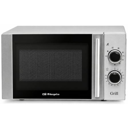 Microondas Orbegozo MIG 2082/ 700W/ Capacidad 20L/ Función Grill/ Gris_0