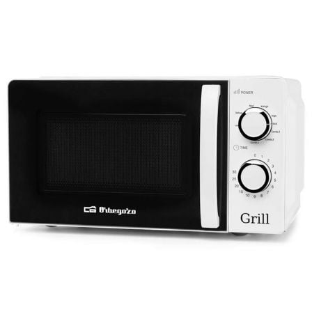 Microondas Orbegozo MIG 2130/ 700W/ Capacidad 20L/ Función Grill/ Blanco_0