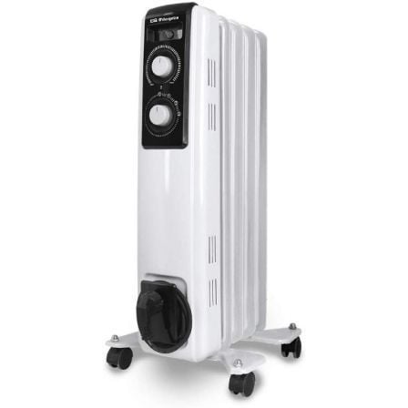 Radiador de Aceite Orbegozo RF 1000/ 2 Potencias/ 500-1000W/ 5 Elementos Caloríficos_0