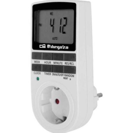 Programador de Enchufe Orbegozo PG 25/ Potencia Máxima 3680W_0