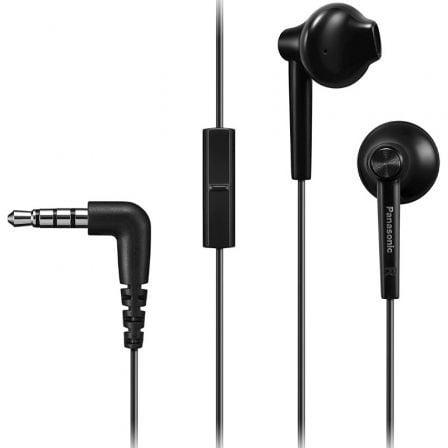 Auriculares Intrauditivos Panasonic RP-TCM55/ con Micrófono/ Jack 3.5/ Negros_0