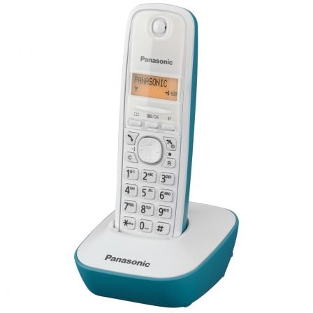 Teléfono Inalámbrico Panasonic KX-TG1611/ Blanco/ Azul_0