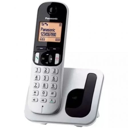Teléfono Inalámbrico Panasonic KX-TGC210SP/ Plata_0