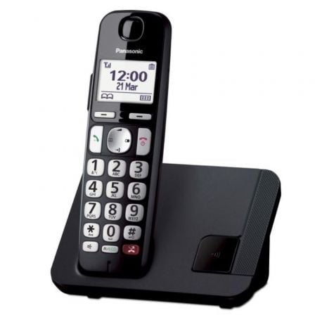 Teléfono Inalámbrico Panasonic KX-TGE250SPB/ Negro_0