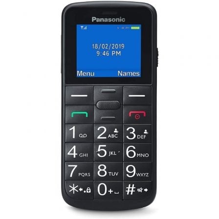 Teléfono Móvil Panasonic KX-TU110EXB para Personas Mayores/ Negro_0
