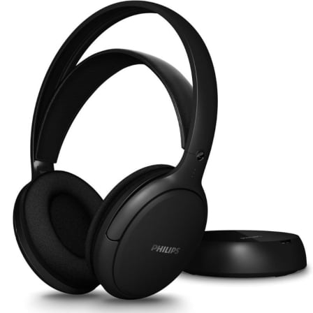 Cuffie Over-Ear Philips / Wireless com Base / Preto - SHC5200M2/12_0