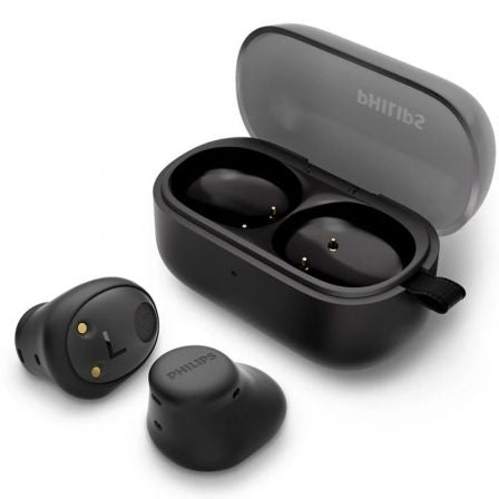 Auriculares Bluetooth Philips TAT2149 con estuche de carga/ Autonomía 6h/ Negros_0