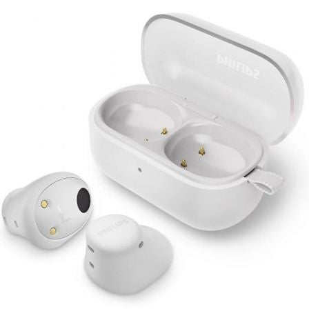 Auriculares Bluetooth Philips TAT2149 con estuche de carga/ Autonomía 6h/ Blancos_0