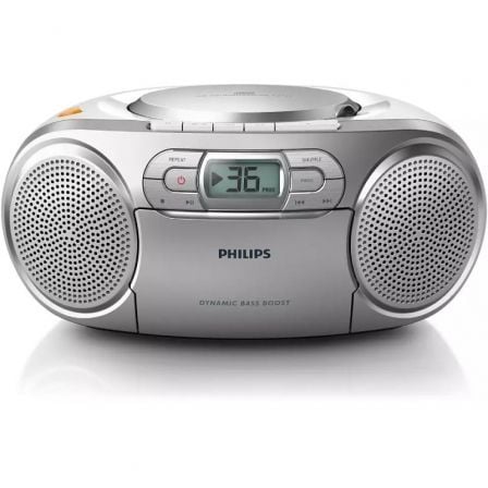 Radio CD Philips AZ127/12/ 2W/ Gris_0