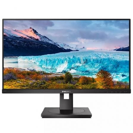 Monitor Philips S-Line 272S1AE / 27" / Full HD / Multimedia / Regulável em altura / Preto