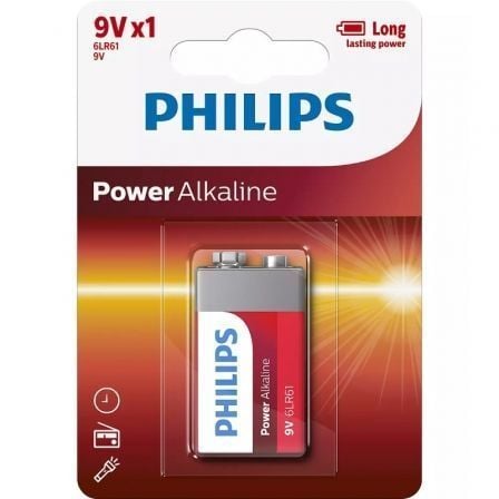 Pila Alcalina Philips 6LR61P1B/10/ 9V_0
