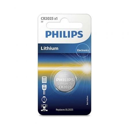 Bateria Philips CR2025 / 3.0V / Tipo Knopfzelle_0