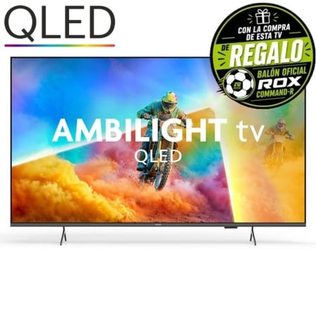 Televisor QLED Philips 65PQS8501 65"/ Ultra HD 4K/ Ambilight/ Smart TV/ WiFi_0