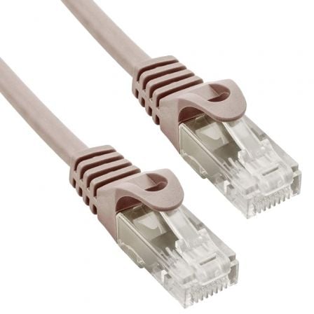 Cable de Red RJ45 UTP Phasak PHK 1652 Cat.6/ 25cm/ Gris_0
