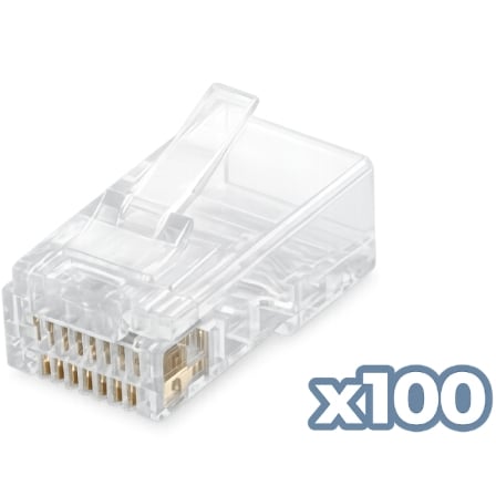 Conector RJ45 Phasak PHK 2240 Cat.6 UTP/ 100 uds_0