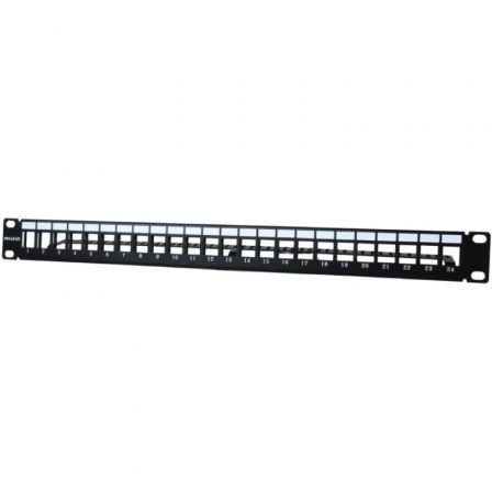 Patch Panel Phasak PA 3424/ 24 Puertos/ Cat.6/ Altura 1U/ Gestión de Cable/ Conectores RJ45 UTP No Incluidos_0