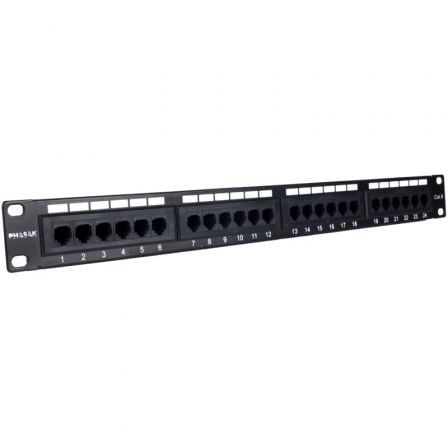 Patch Panel Phasak PU 2420/ 24 Puertos/ Cat.6/ Altura 1U_0