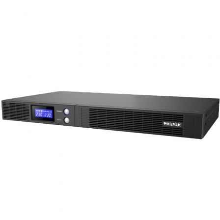 SAI Línea Interactiva Phasak Protekt Slim Rack/ 750VA-450W/ 4 Salidas/ Formato Rack_0