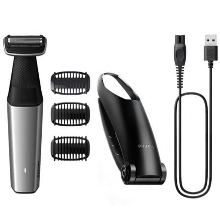 Afeitadora Philips Bodygroom Series 5000 BG5021/ con Batería/ 4 Accesorios_0