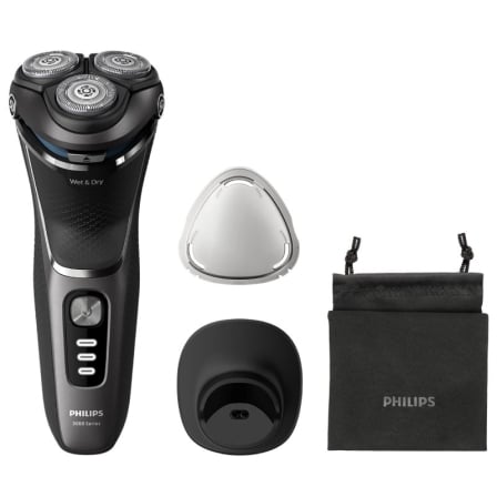 Afeitadora Philips Shaver Series 3000 S3343/13/ con Batería/ 4 Accesorios_0
