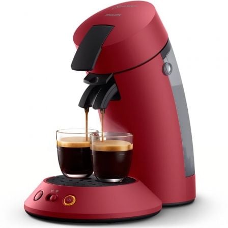 Cafetera de Cápsulas Philips SENSEO Original Plus CSA210/91/ Compatible cápsulas SENSEO/ Roja_0
