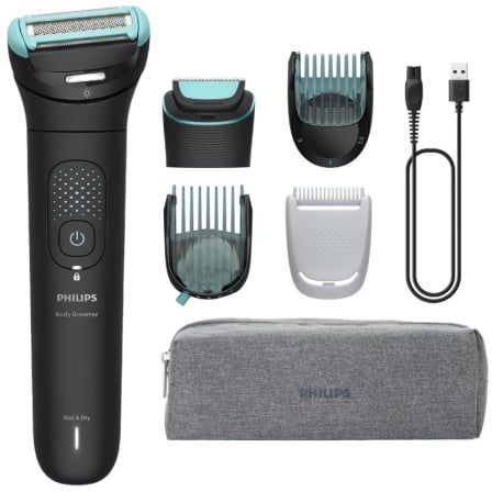 Cortabarbas Philips Body Groomer 7000 Series BG7470/15/ con Batería/ 5 Accesorios_0