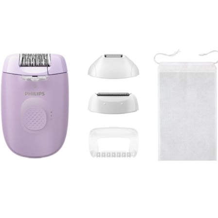 Depiladora Philips Epilator Series 4000 BRE257/ con Batería/ 4 Accesorios_0