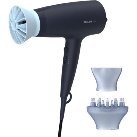 Secador Philips 3000 series BHD360/ 2100W/ Iónico/ Azul/ 3 Accesorios_0