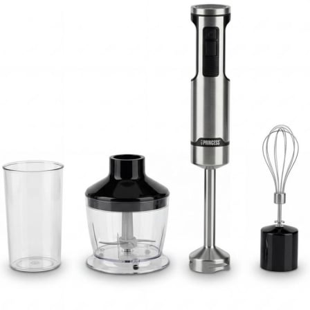 Batidora de mano Princess 221236/ 1500W/ 5 Velocidad/ Capacidad 0.8L/ Incluye Picadora y Batidor_0