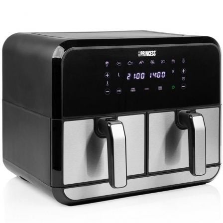 Freidora por Aire Airfryer / Sin Aceite Princess Double Basket Airfryer 182074/ 2400W/ Capacidad 8L_0