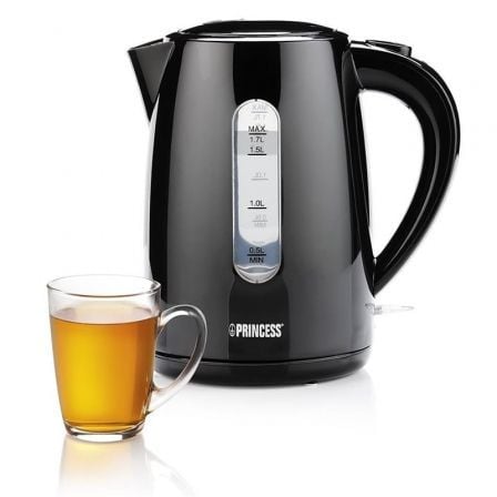 Hervidor de Agua Princess 236017 Black Style/ 2200W/ Capacidad 1.7L_0