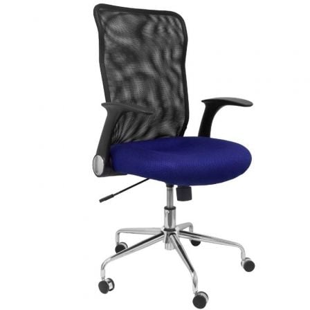 Silla de Oficina Piqueras y Crespo Minaya 4031AZ/ Azul y Negra_0